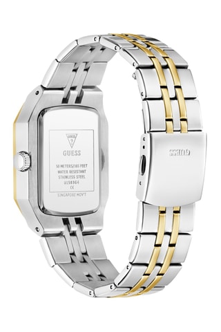 Montre à quartz en acier - Doré et argenté