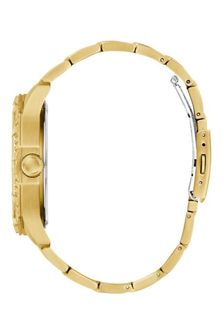 Montre à quartz en acier - Doré