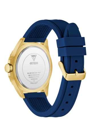 Montre à quartz en silicone - Bleu