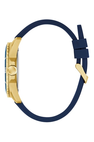 Montre à quartz en silicone - Bleu