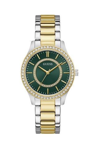 Montre à quartz en acier - Doré et argenté