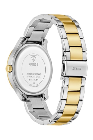 Montre à quartz en acier - Doré et argenté