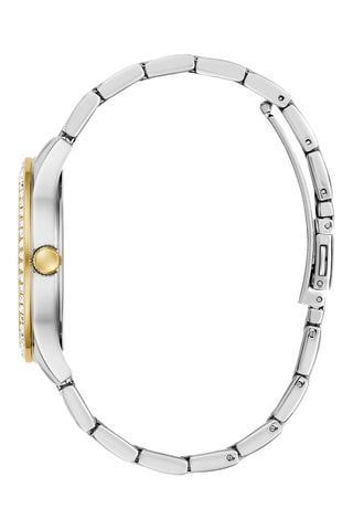 Montre à quartz en acier - Doré et argenté