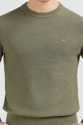 Pull en lin Colin - Kaki