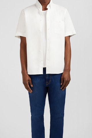 Chemise Dobby - Blanc