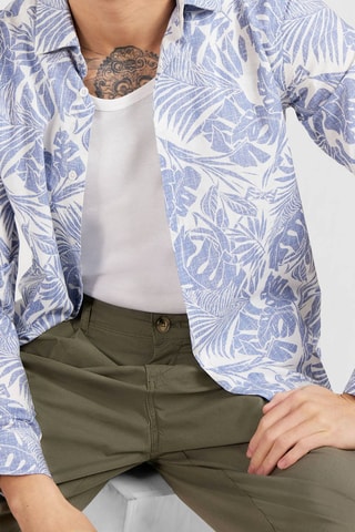 Chemise slim Margarita - Bleu