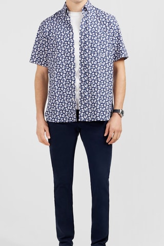 Chemise Pop 60 - Bleu