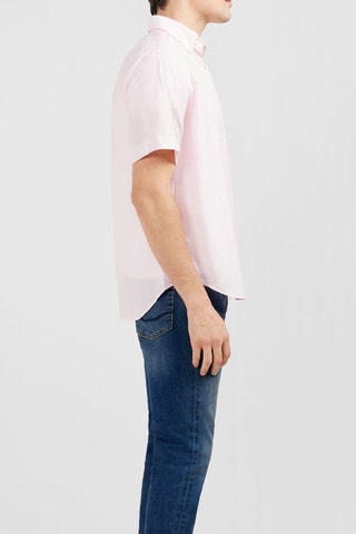 Chemise regular Dobby - Rose