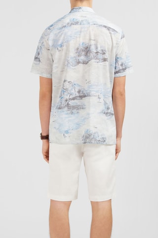 Chemise slim Mussola - Beige