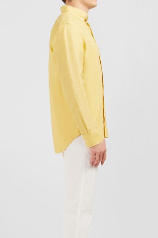 Chemise en lin Dernier Carré - Jaune