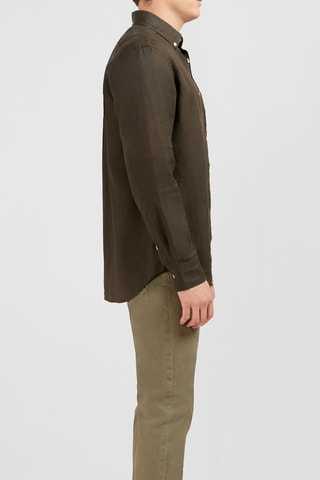Chemise en lin Dernier Carré - Kaki
