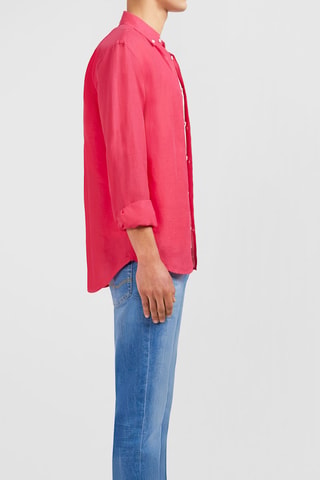 Chemise en lin Dernier Carré - Rose
