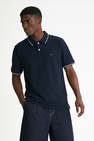Polo Pique - Bleu marine