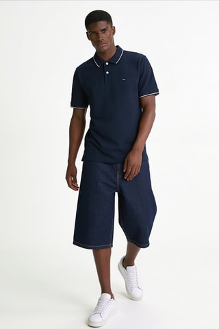 Polo Pique - Bleu marine