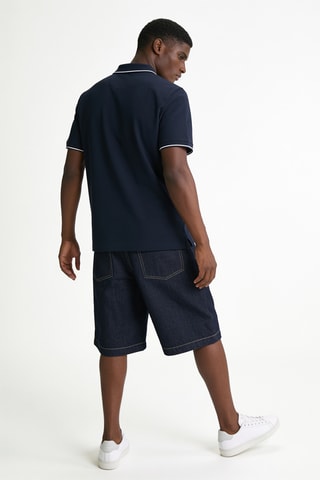 Polo Pique - Bleu marine