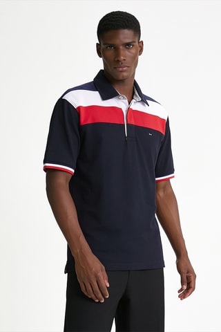 Polo Flag Chest - Bleu marine