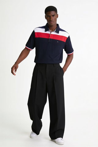 Polo Flag Chest - Bleu marine