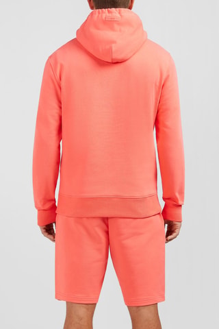 Sweat à capuche Planète - Corail