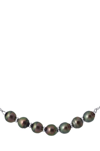 Collier - Or blanc et perles de culture de Tahiti
