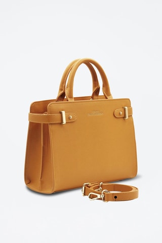Sac à main en cuir vegan Massy - Marron