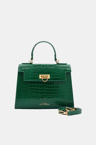 Sac à main en cuir Cannes - Vert