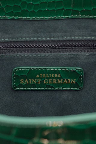 Sac à main en cuir Cannes - Vert