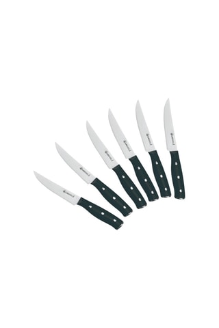 6 cuchillos chuleteros de acero inoxidable Gleam - 22 cm