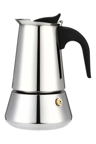 Cafetera de acero inoxidable - 20 cl - Plateado