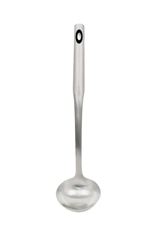 Cucharón de acero inoxidable - 34 x 8,4 x 7,7 cm