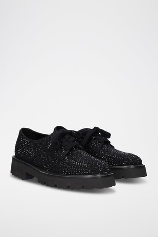 Derbies de piel - Negro