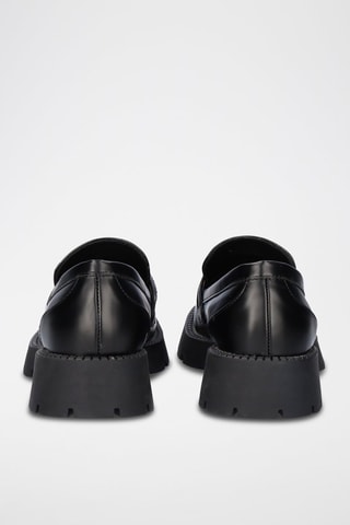 Mocasines con plataforma - Negro
