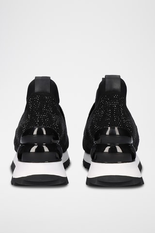 Slip-on de cuña - Negro