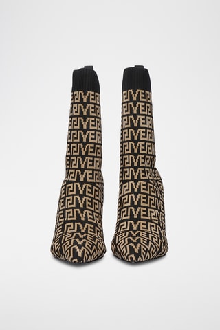 Botines - Beige y negro
