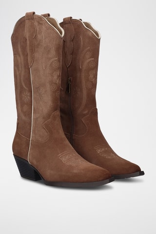 Botas de nobuk - Marrón