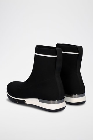 Zapatillas estilo calcetín - Negro