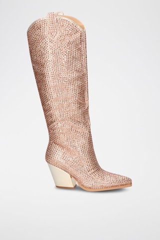 Botas - Dorado y rosa