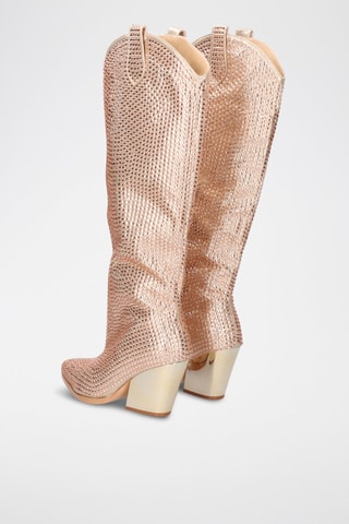 Botas - Dorado y rosa
