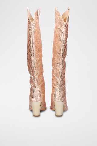 Botas - Dorado y rosa