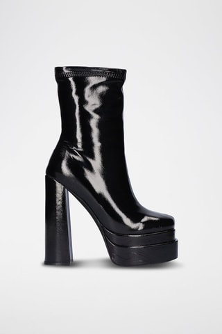 Botines con plataforma - Negro