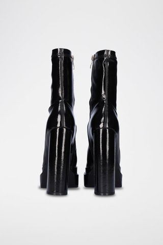 Botines con plataforma - Negro