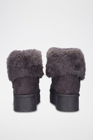 Botines forrados - Gris