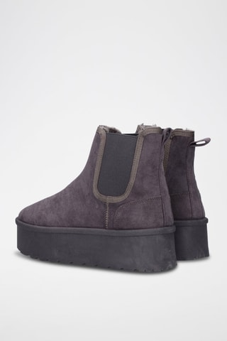 Botines forrados - Gris