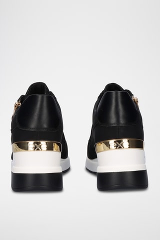 Zapatillas de cuña - Negro