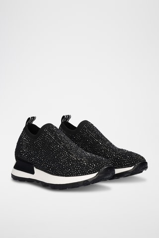 Slip-on de cuña - Negro