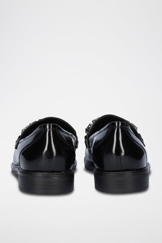 Mocasines con brillo - Negro