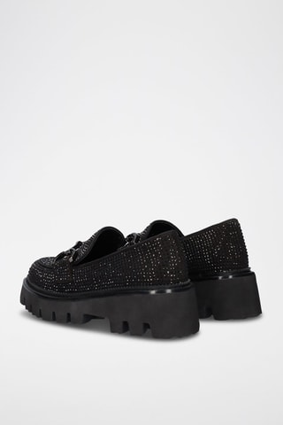 Mocasines de piel - Negro