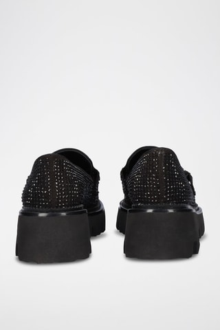 Mocasines de piel - Negro