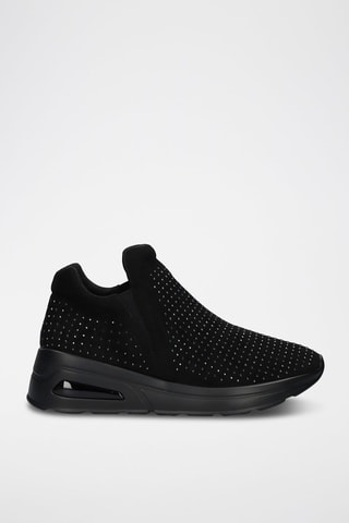 Zapatillas de cuña - Negro