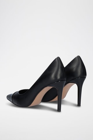 Zapatos con brillo de tacón - Negro