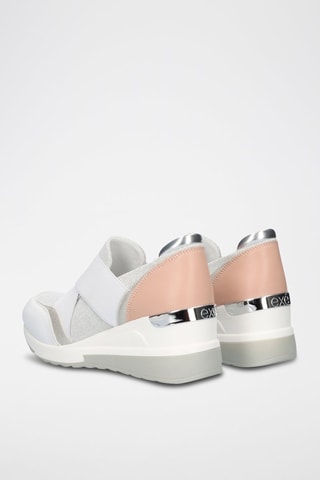 Zapatillas de cuña - Blanco